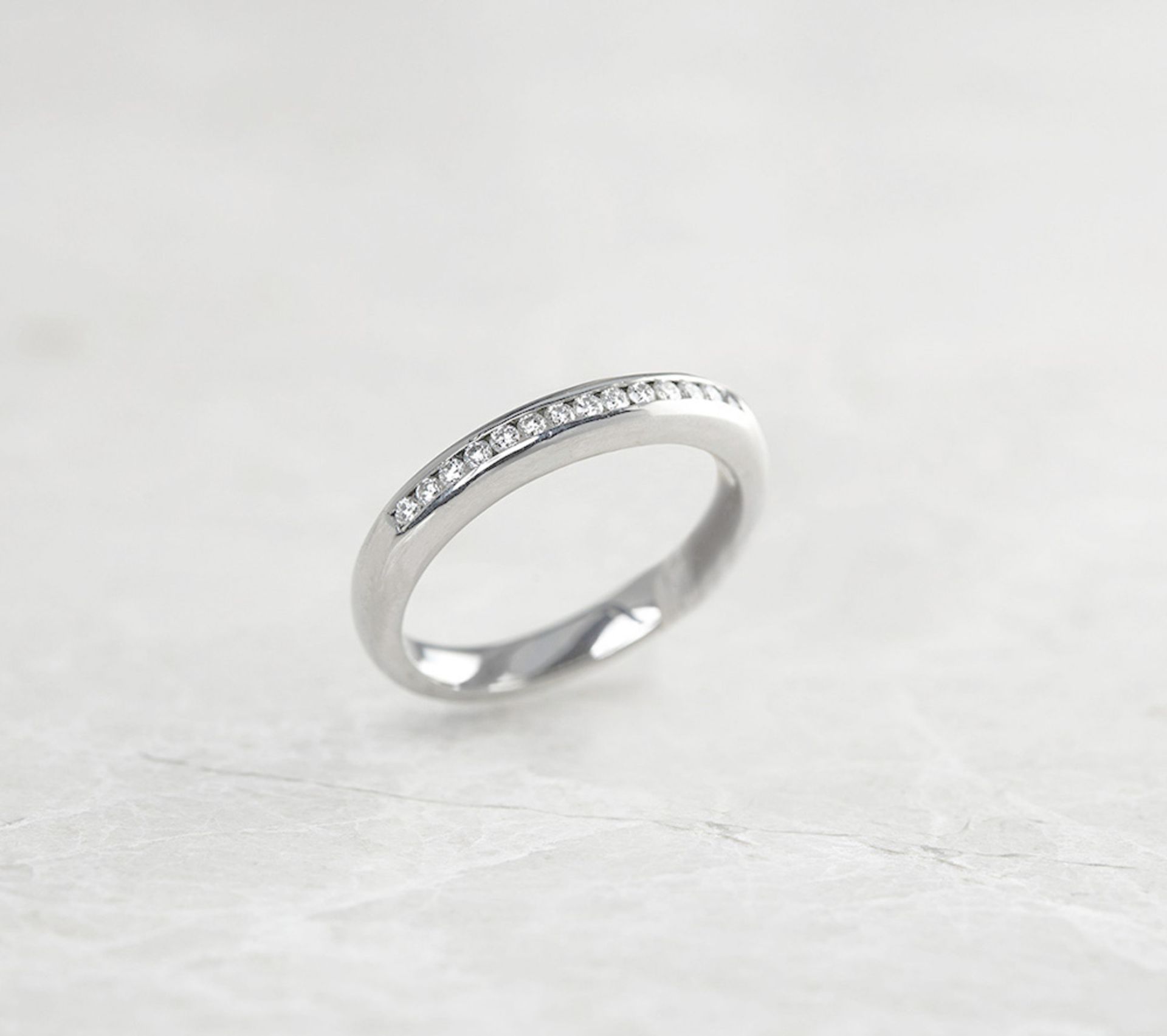 Platinum Half Eternity 0.30ct Diamond Ring