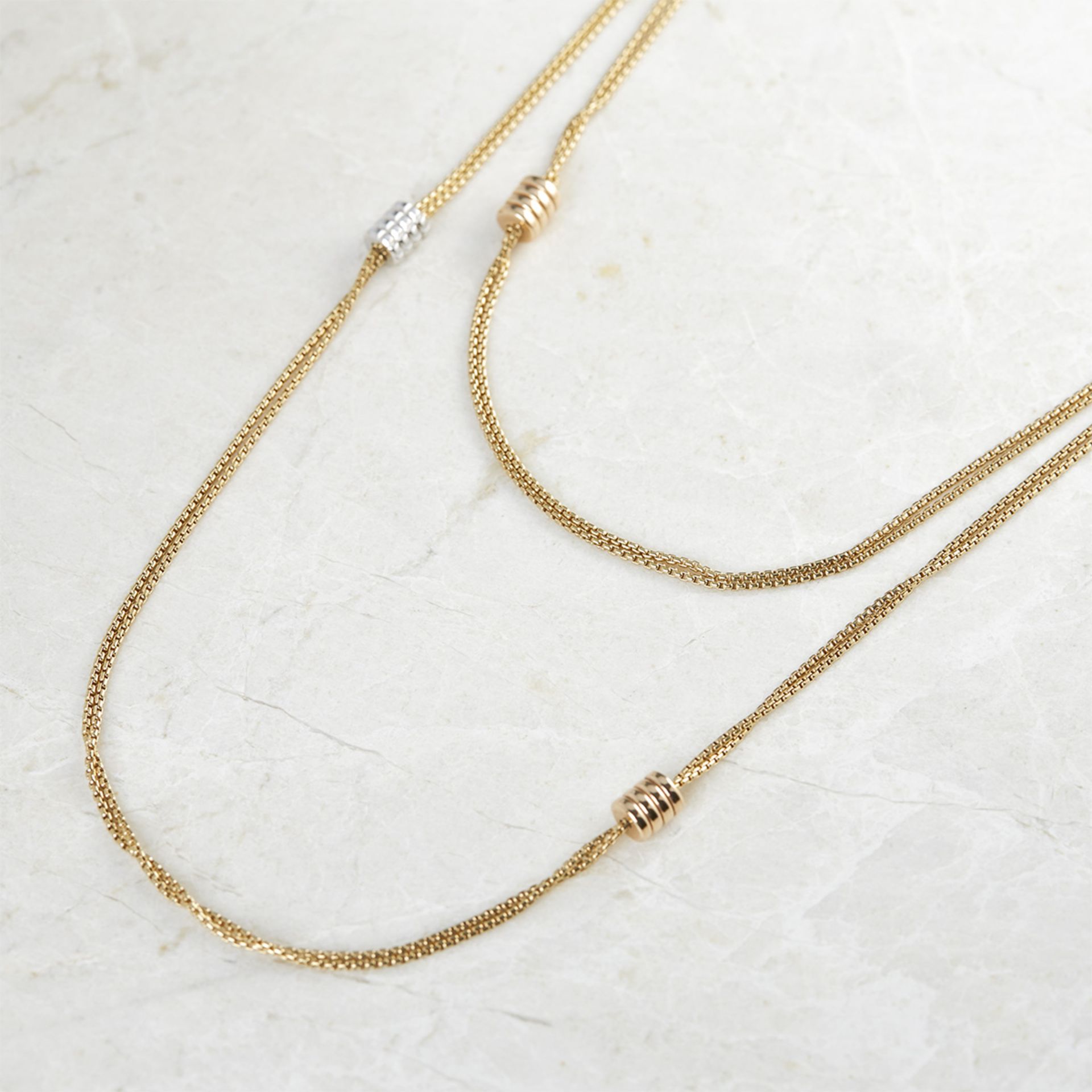 18k Yellow Gold Chain Necklace - Image 2 of 7