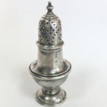 Antique hallmarked silver pepperette, hallmarks for maker Adie & Lovekin - c.1899