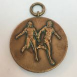 Vintage WWII era Army Schools Aldershot Team Race medal - 1939