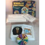 Boxed collector's Wheel of Fortune watch with tin and certificate of authenticity - c.1999