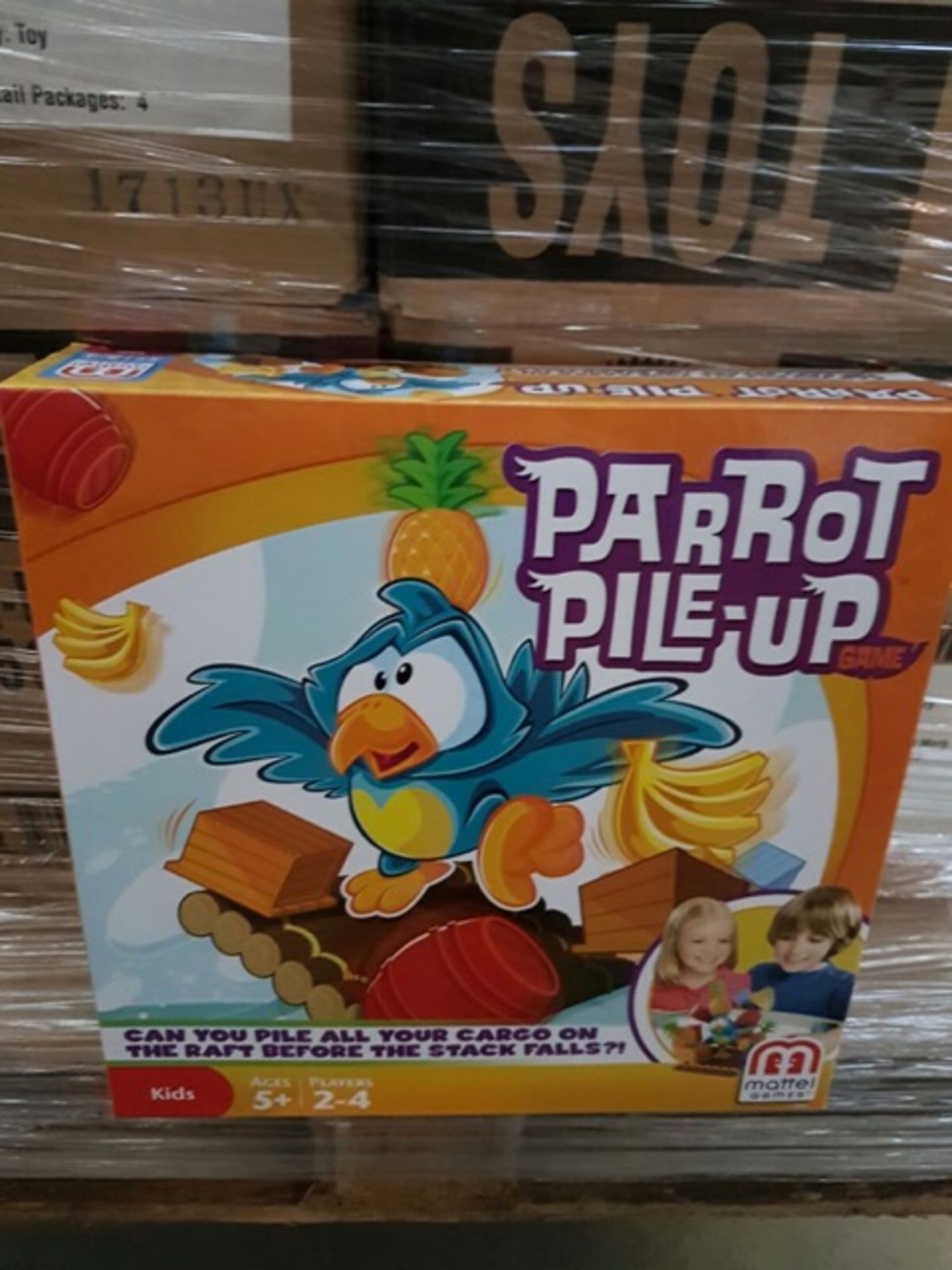 12 x Brand New Mattel Parrot Pile Up Game. Can you pile all your cargo on the raft before it