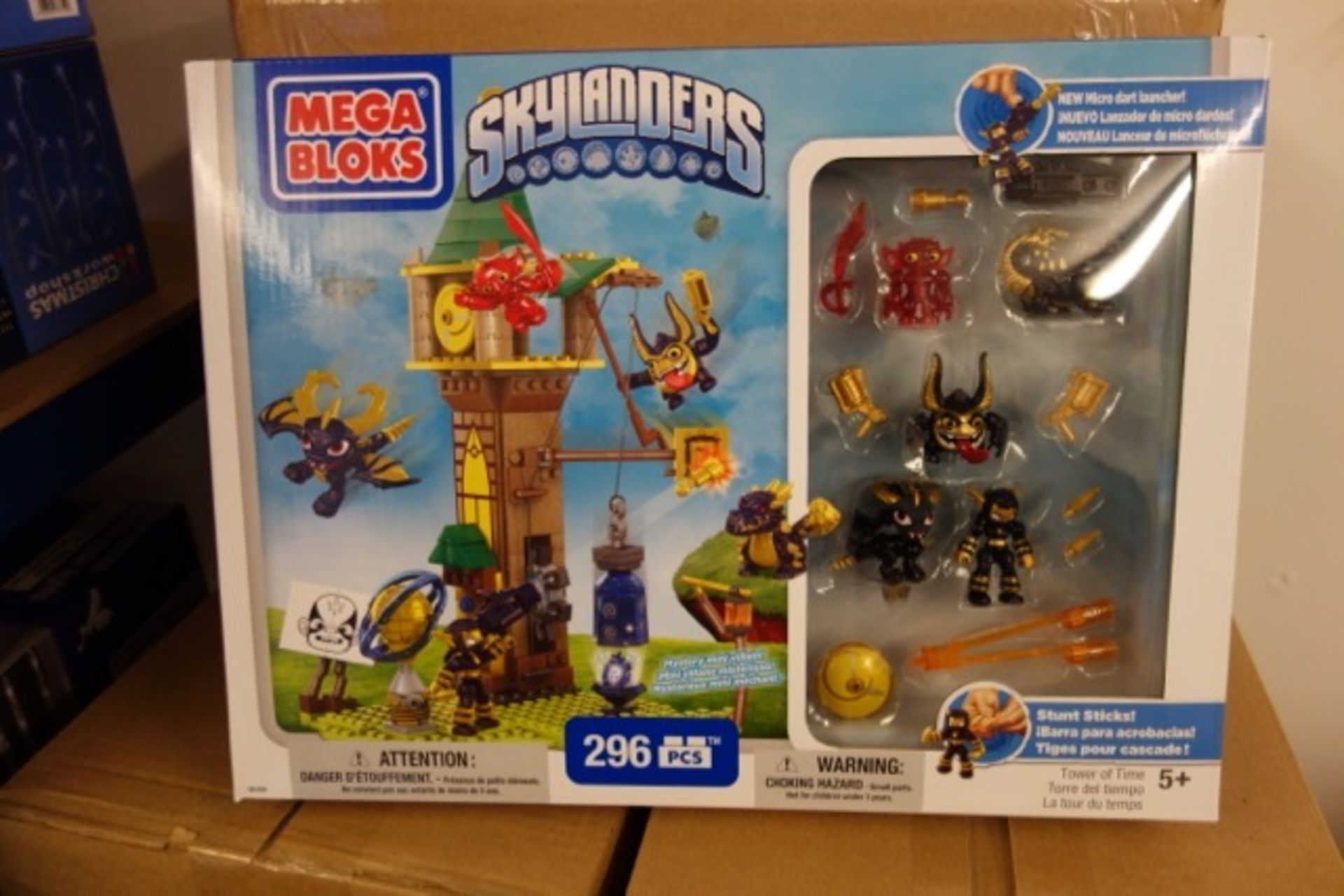 10 x Brand New Mega Bloks Skylanders Tower of Time 296 Piece Play Set. Original RRP £49.99 each,