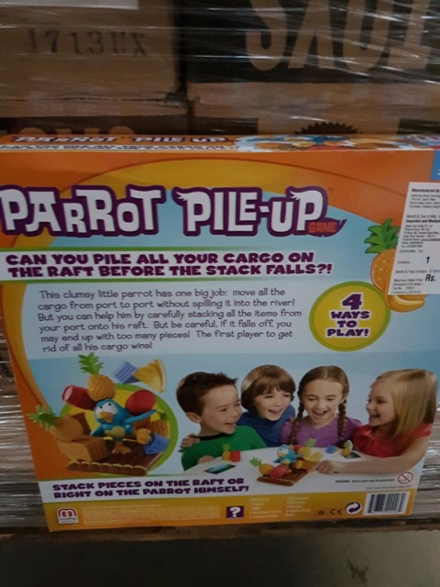 12 x Brand New Mattel Parrot Pile Up Game. Can you pile all your cargo on the raft before it - Image 2 of 2