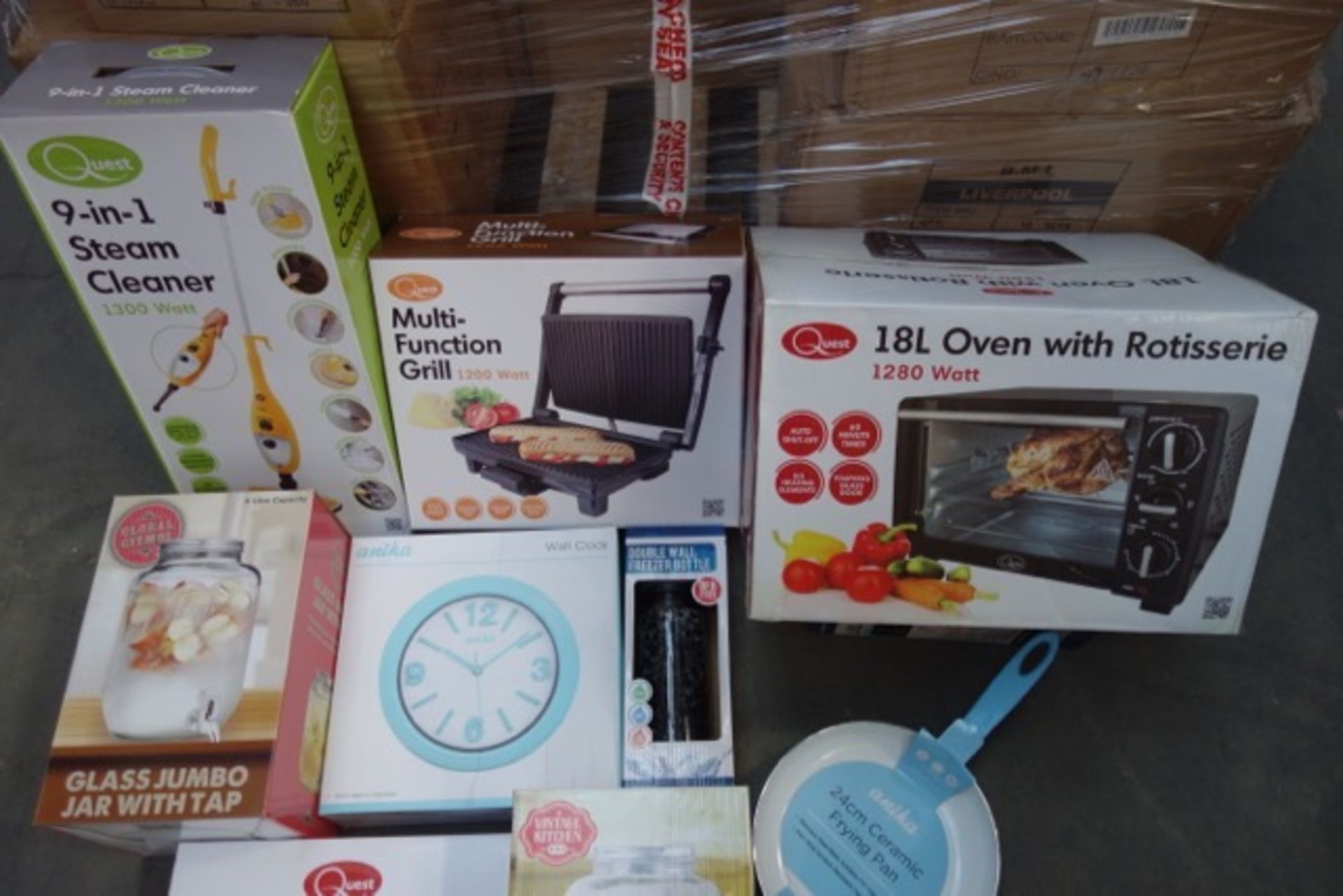 PALLET (8) CONTAINING: 8 x HALOGEN AIR FRYER 24 x 2 PIECE SOLAR SHEPHERD LANTERN 4 x MILKSHAKE - Image 2 of 4