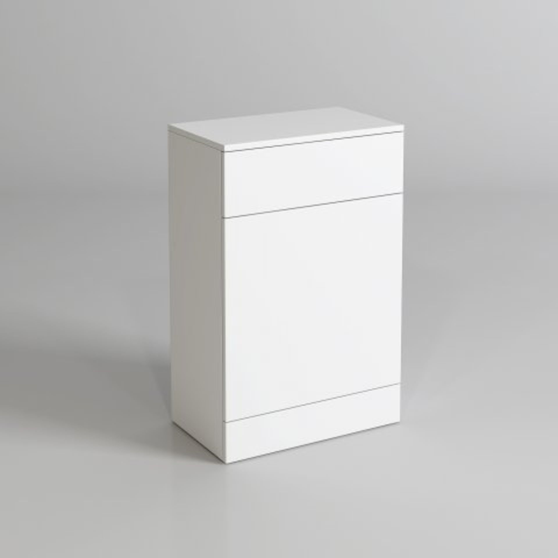 (AA314) 300mm Blanc Matte White Back To Wall Toilet Unit. RRP £124.99. This beautifully produced