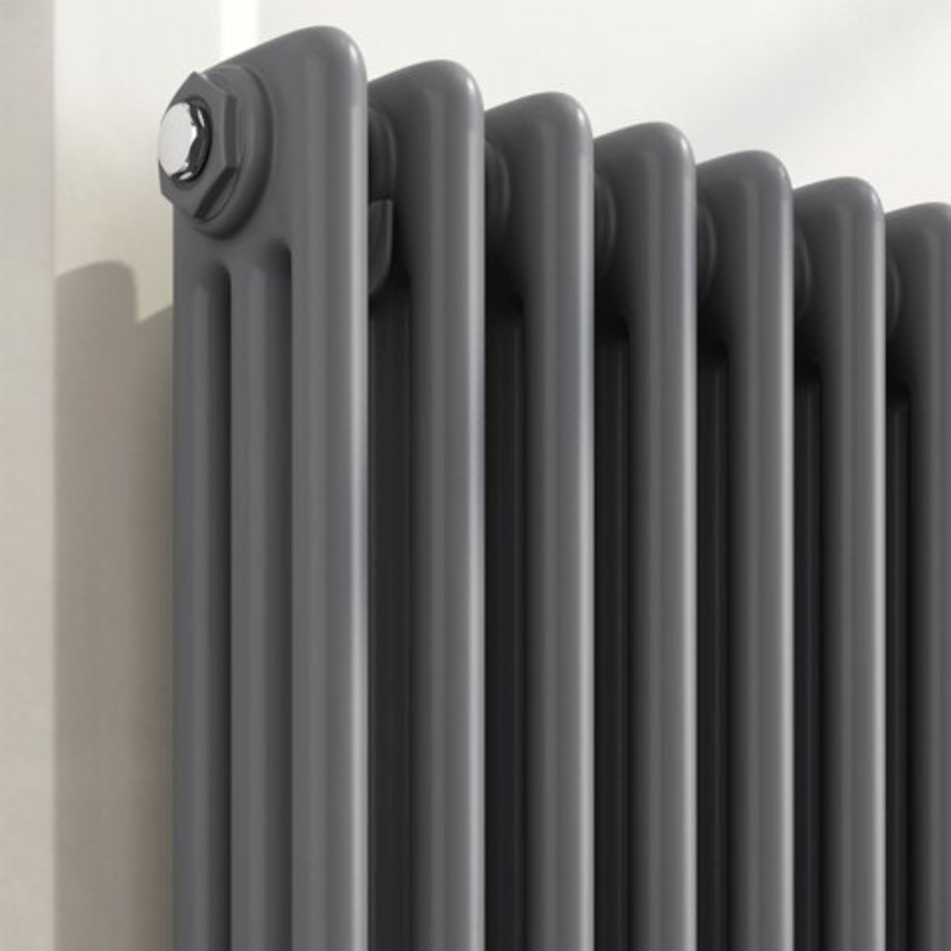 (A14) 600x1444mm Anthracite Triple Panel Horizontal Colosseum Radiator - Roma Premium. RRP £749. - Image 4 of 4