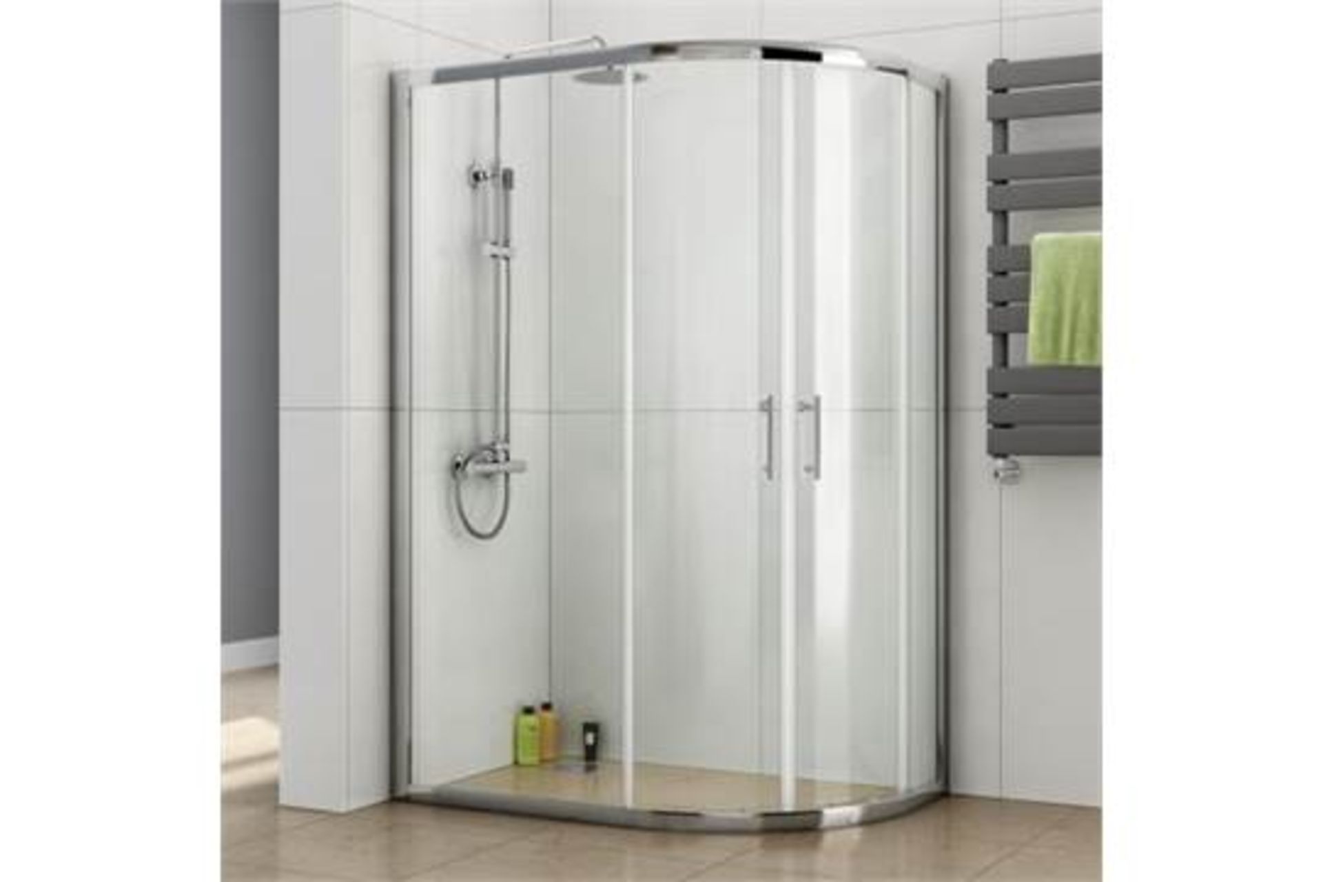 (A16) 760x900mm - 6mm - Elements Offset Quadrant Shower Enclosure. RRP £323.99. Featuring a gentle