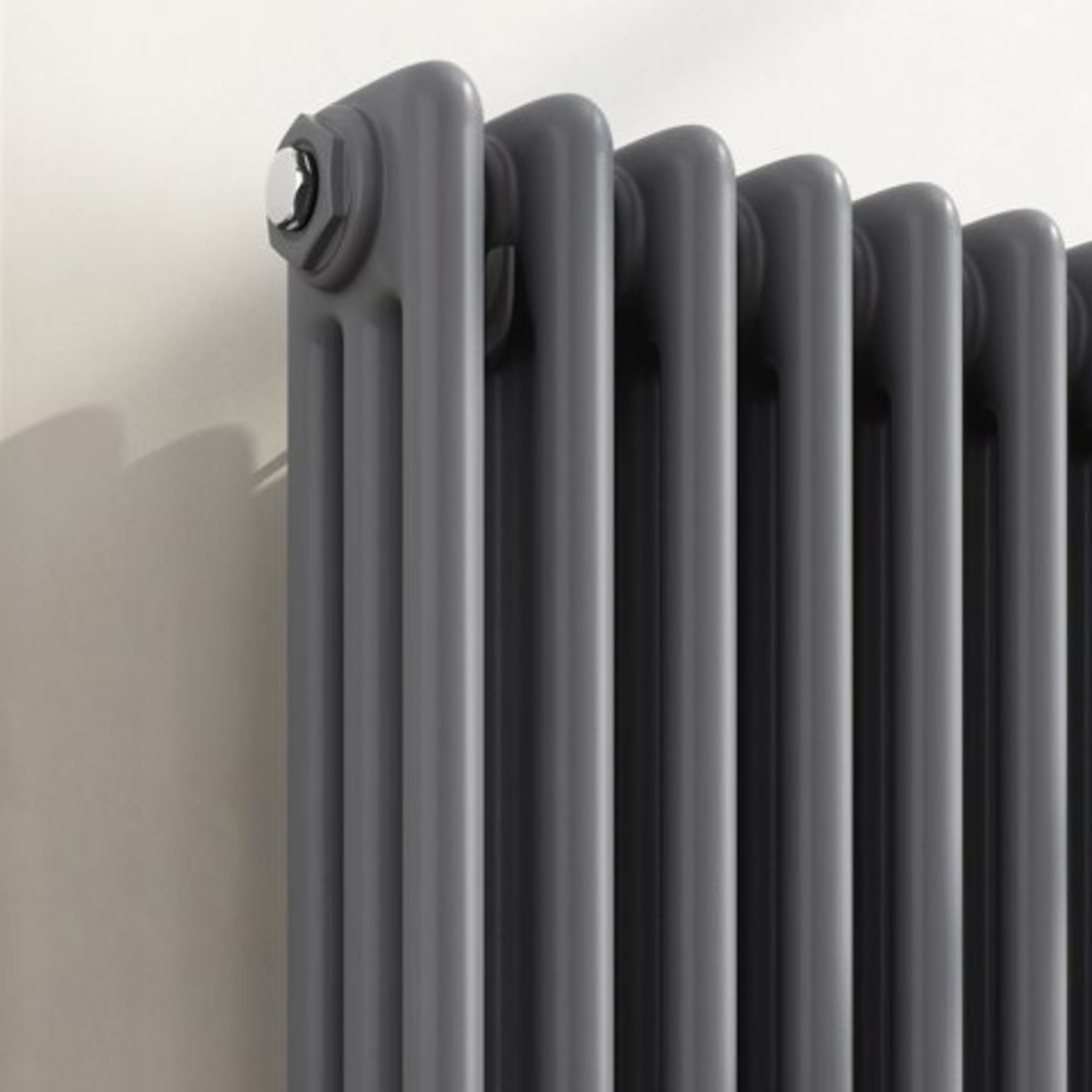 (A13) 600x1177mm Anthracite Triple Panel Horizontal Colosseum Radiator - Roma Premium. RRP £624. - Image 4 of 5