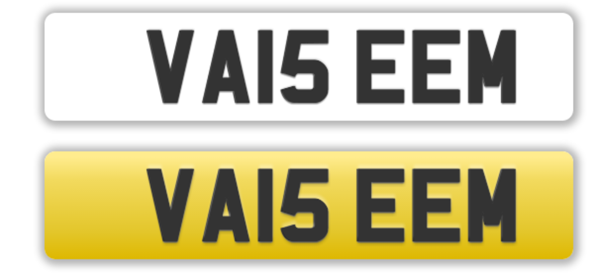 Cherished Registration Plate *VA15 EEM* On Retention