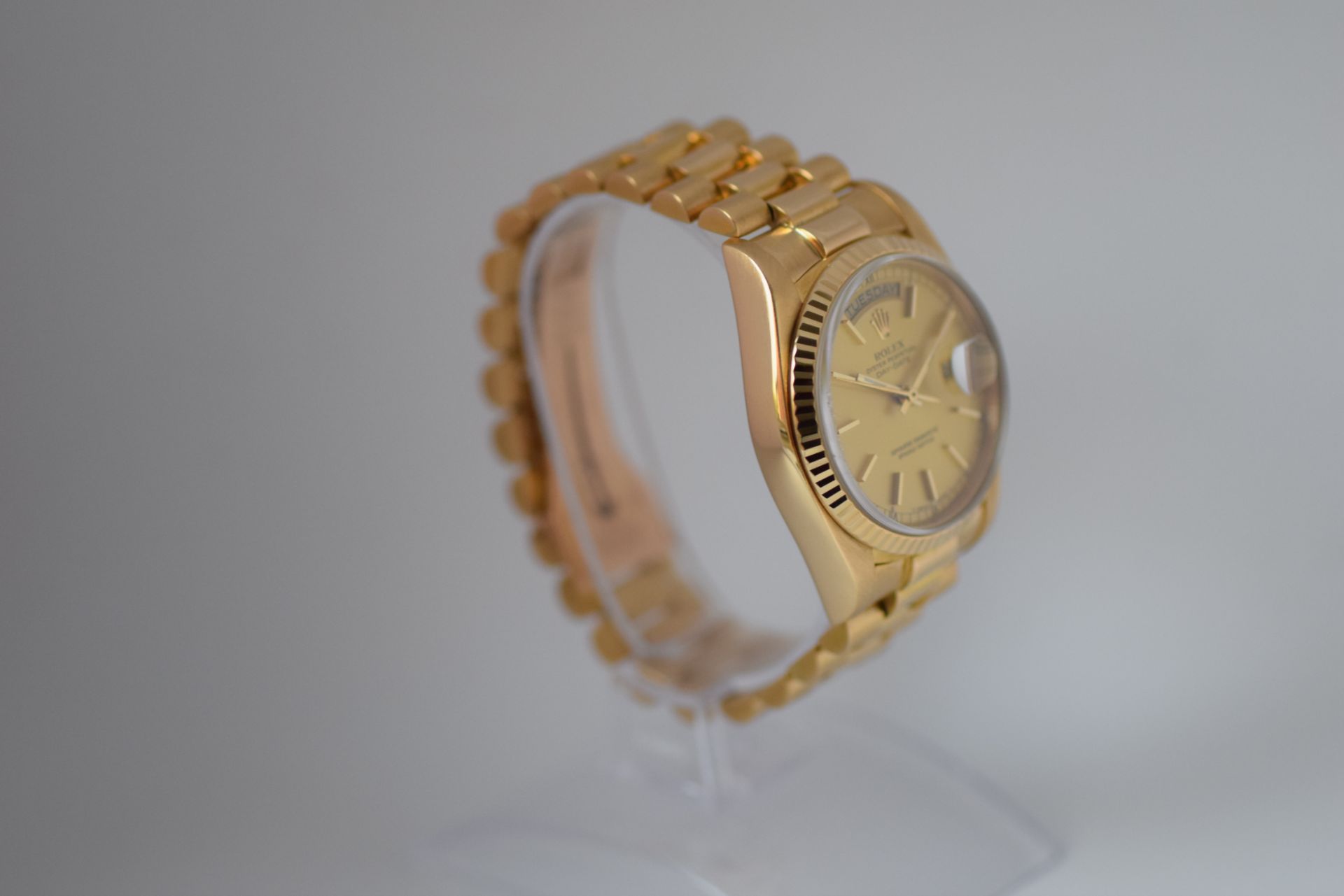 Rolex day date president 18ct solid gold. - Image 4 of 10