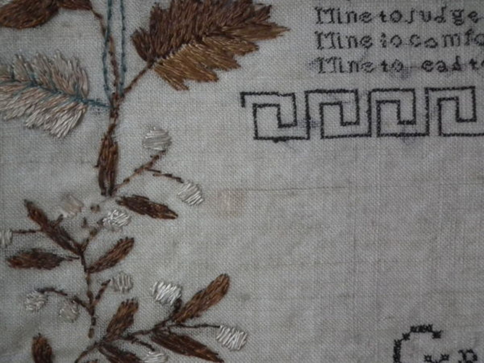 Irish Needlework Sampler dated 1832 by Mary Anne Enright FREE UK DELIVERY - Image 19 of 38