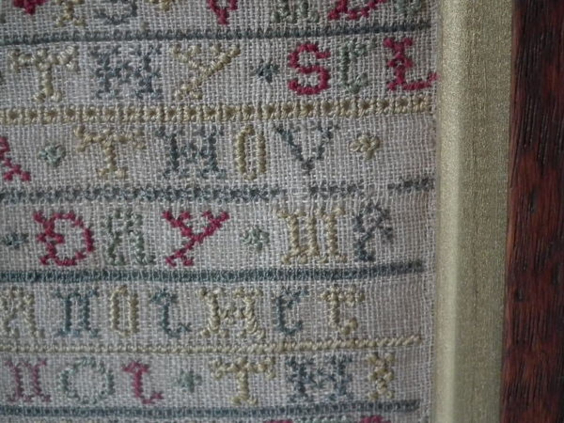 Needlework Band Sampler dated 1724 by Ann Wooding - FREE UK DELIVERY - Image 14 of 20