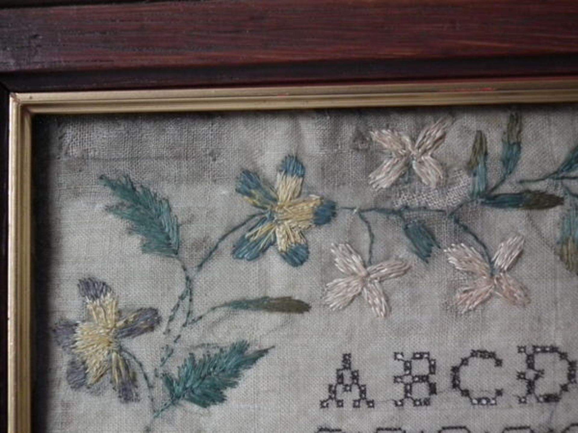 Irish Needlework Sampler dated 1832 by Mary Anne Enright FREE UK DELIVERY - Image 15 of 38