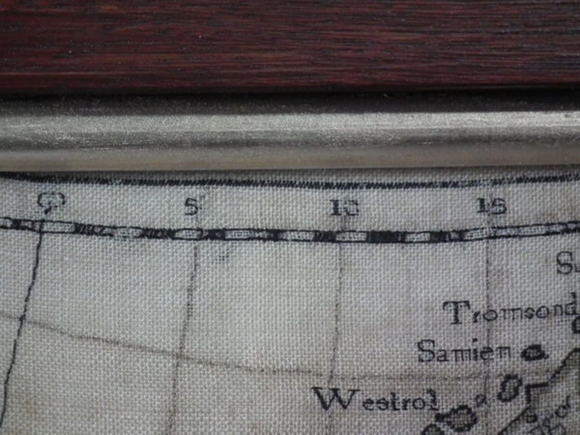 Needlework European Map Sampler, circa 1800, by Charlotte Walker FREE UK DELIVERY - Image 4 of 33
