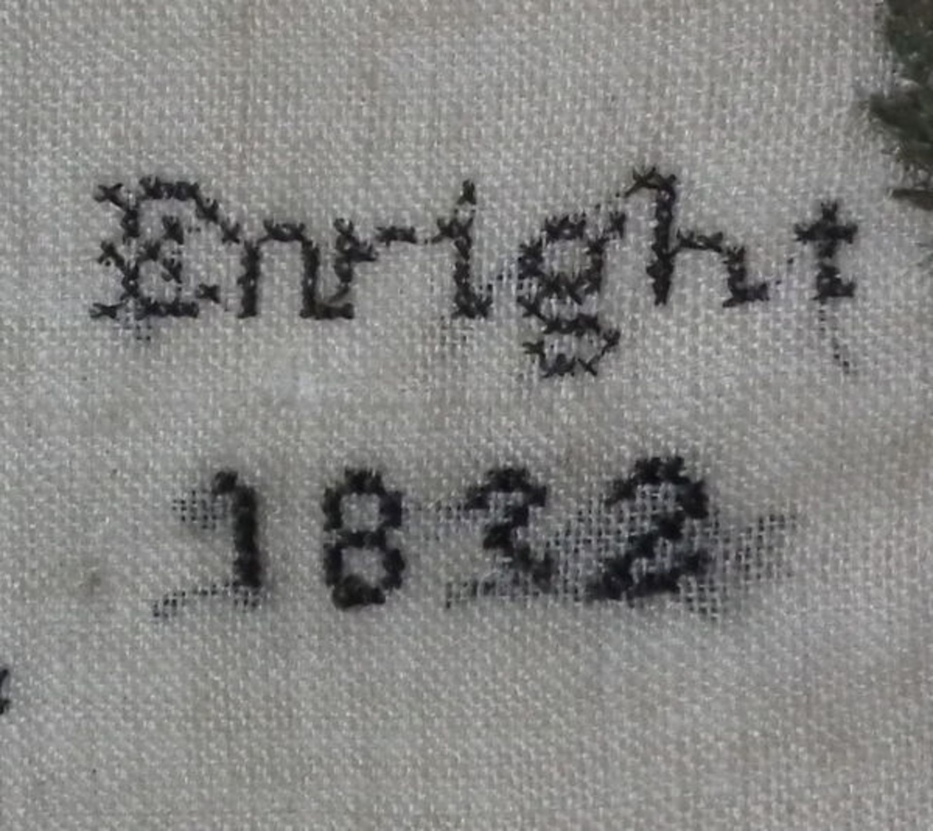 Irish Needlework Sampler dated 1832 by Mary Anne Enright FREE UK DELIVERY - Image 12 of 38