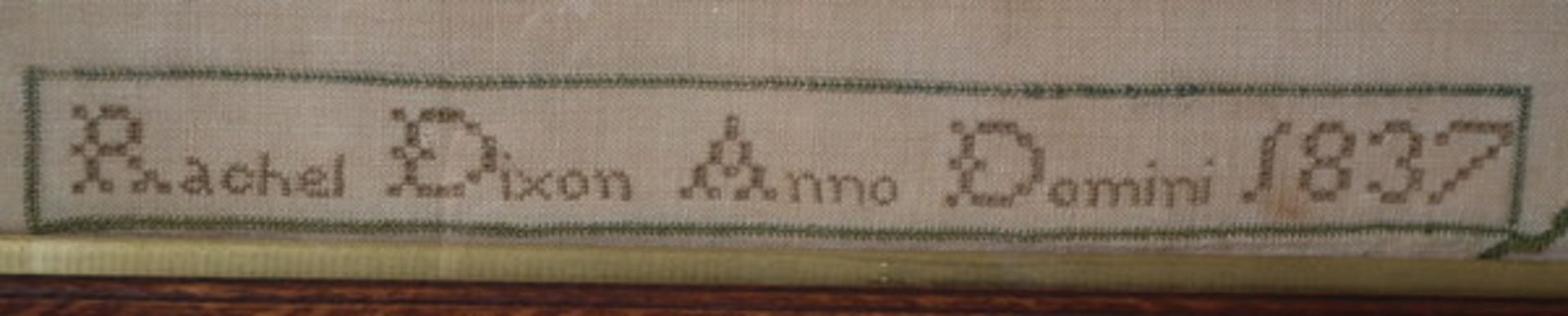 Needlework Map Sampler dated 1837 by Rachel Dixon FREE UK DELIVERY - Image 5 of 23