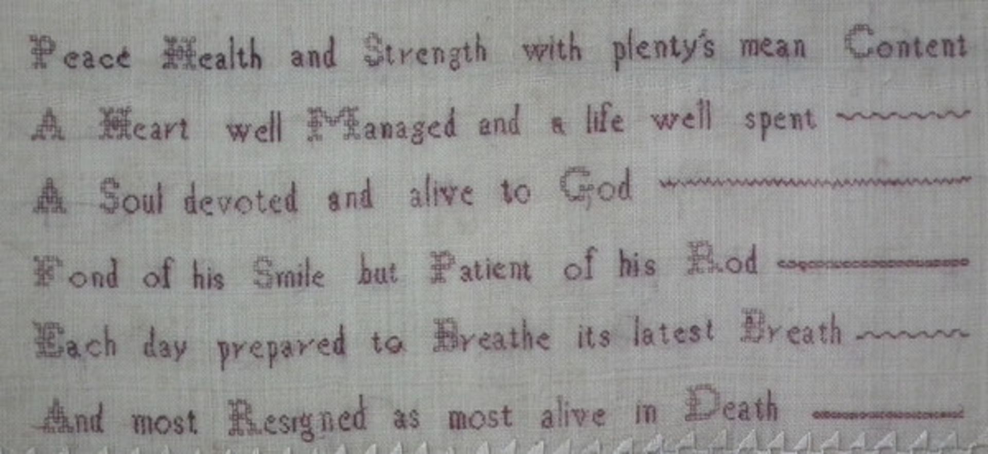 Needlework Verse Sampler dated 1832 by Eliza Kelsey FREE UK DELIVERY - Image 5 of 24