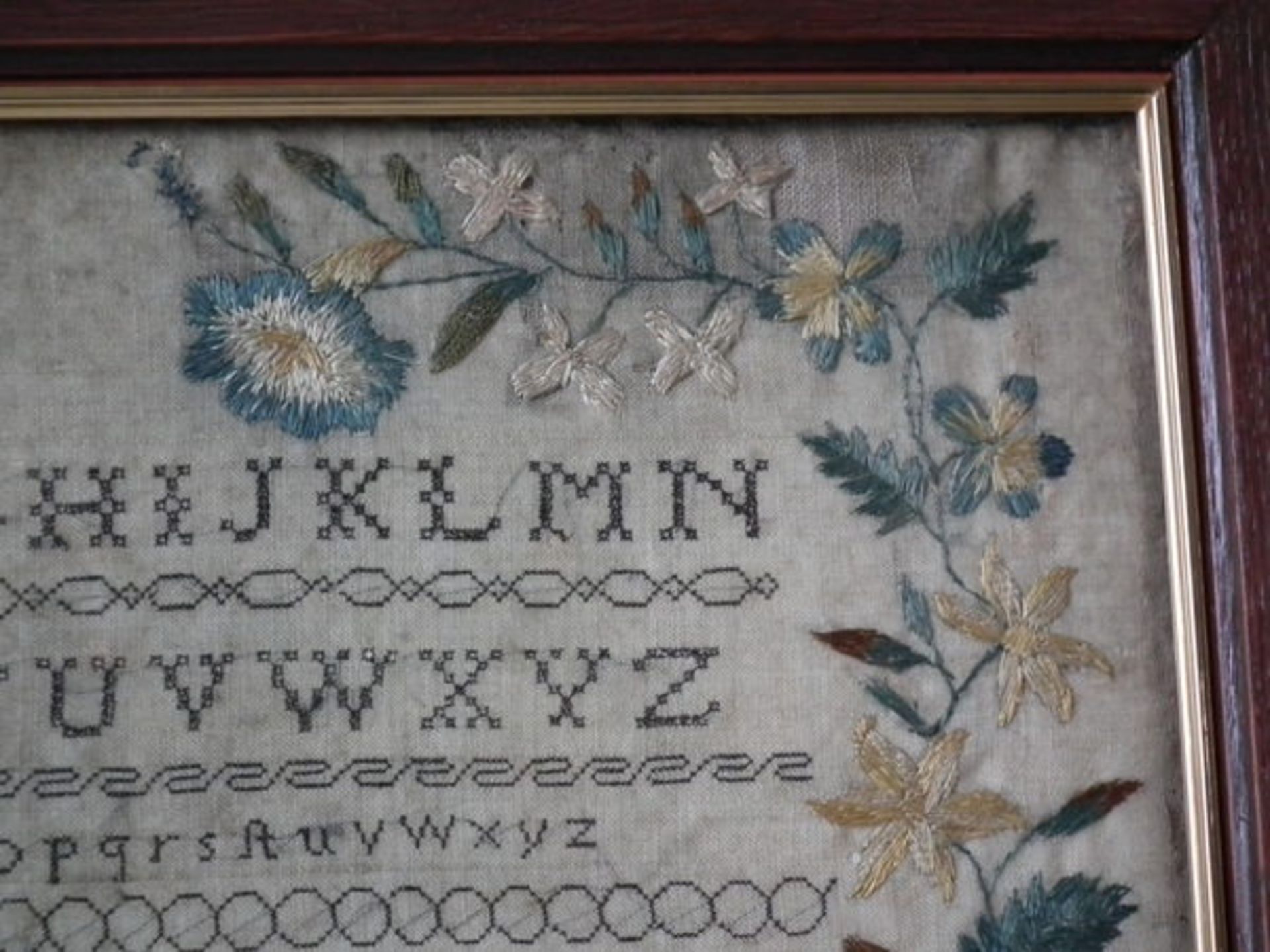 Irish Needlework Sampler dated 1832 by Mary Anne Enright FREE UK DELIVERY - Image 24 of 38