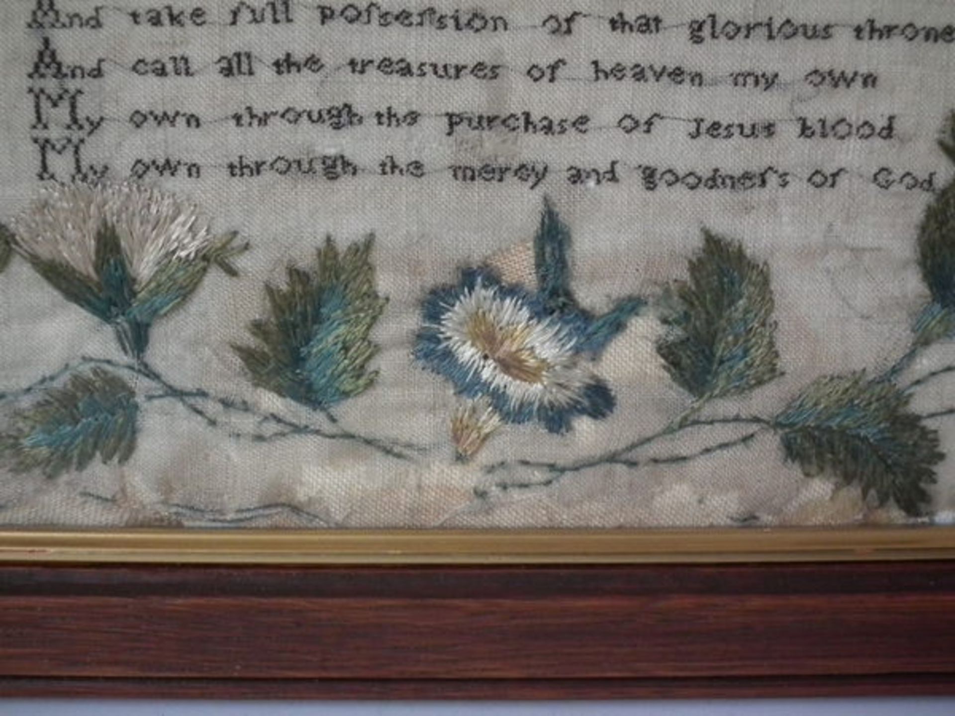 Irish Needlework Sampler dated 1832 by Mary Anne Enright FREE UK DELIVERY - Image 22 of 38