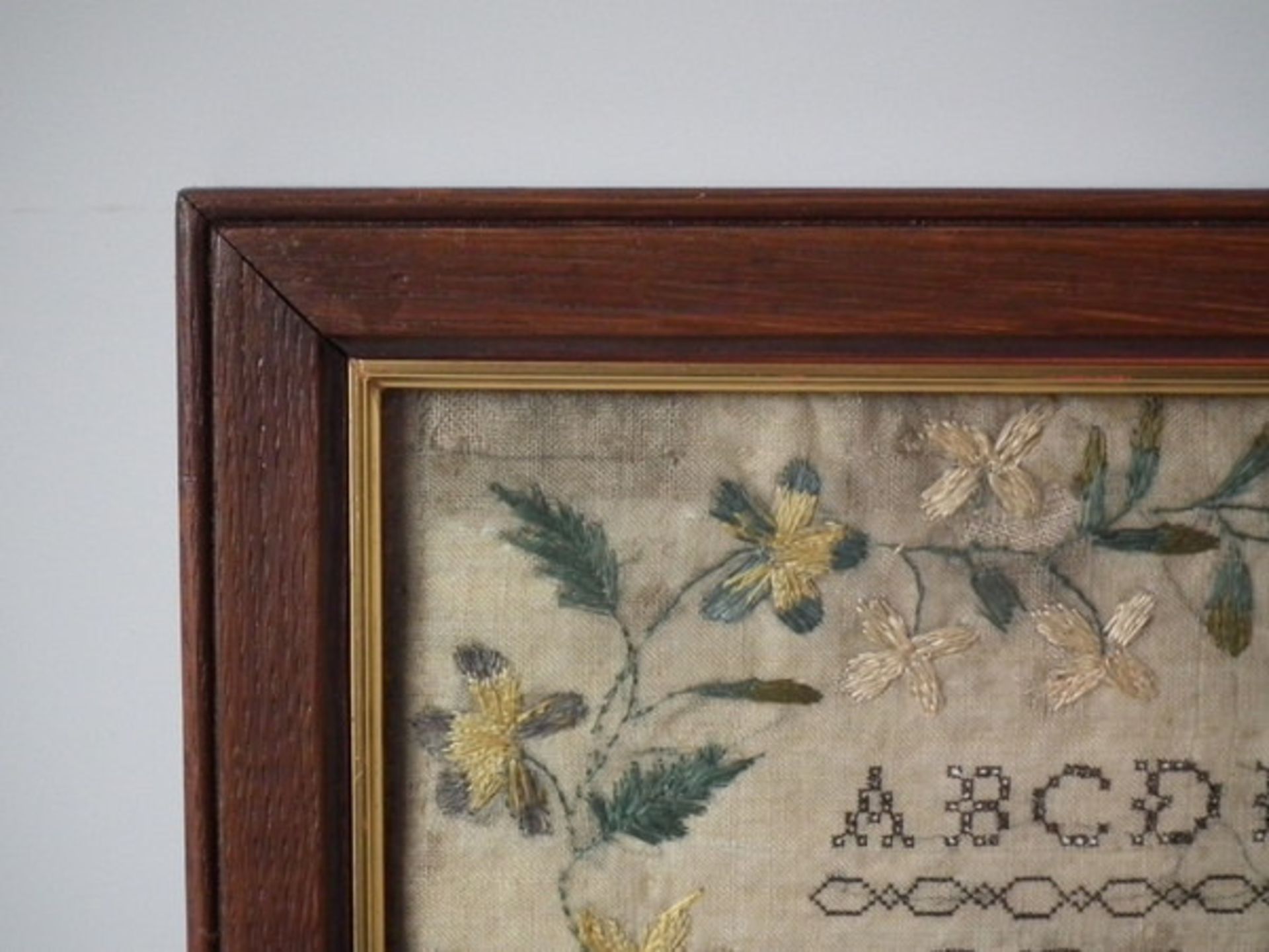 Irish Needlework Sampler dated 1832 by Mary Anne Enright FREE UK DELIVERY - Image 36 of 38