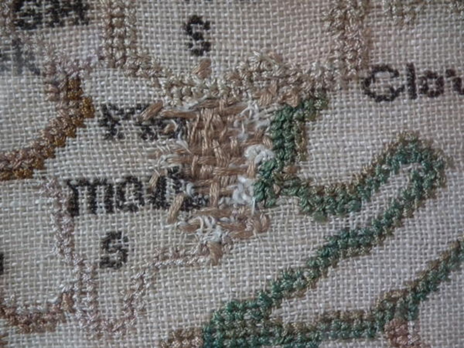 Needlework Map Sampler dated 1837 by Rachel Dixon FREE UK DELIVERY - Image 14 of 23