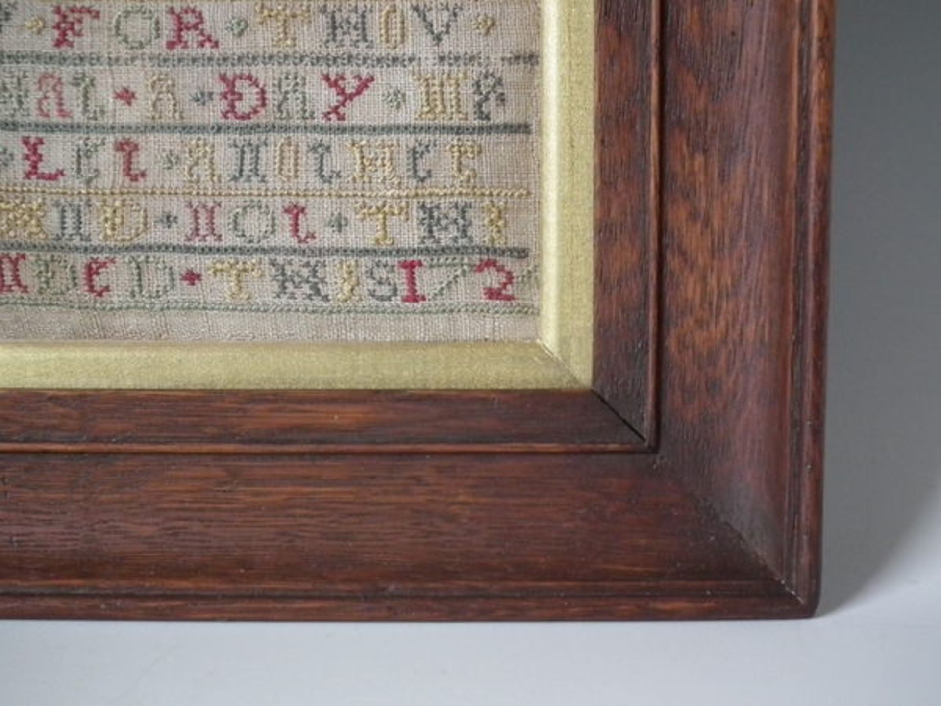 Needlework Band Sampler dated 1724 by Ann Wooding - FREE UK DELIVERY - Image 19 of 20