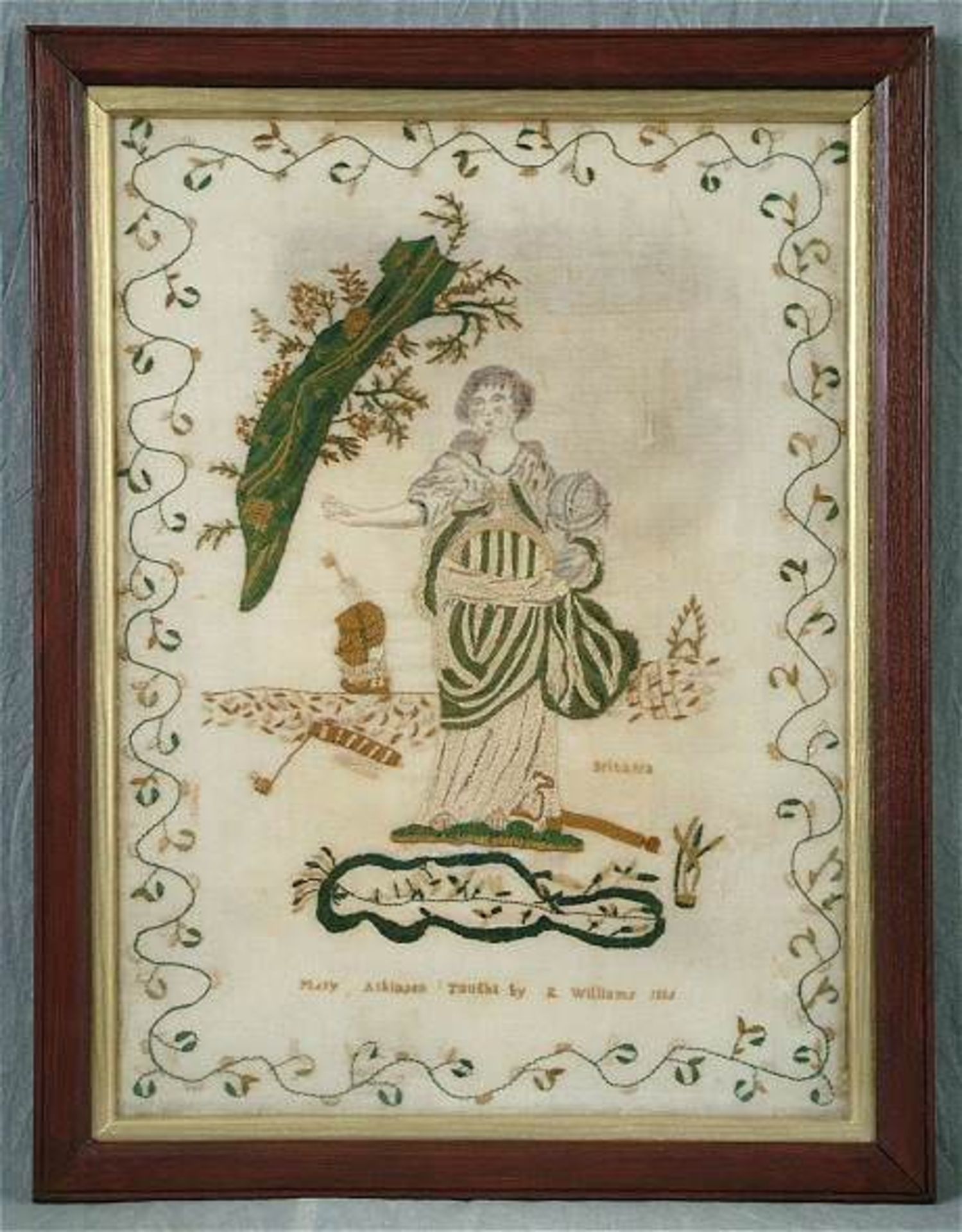 Needlework Sampler dated 1816 by Mary Atkinson FREE UK DELIVERY