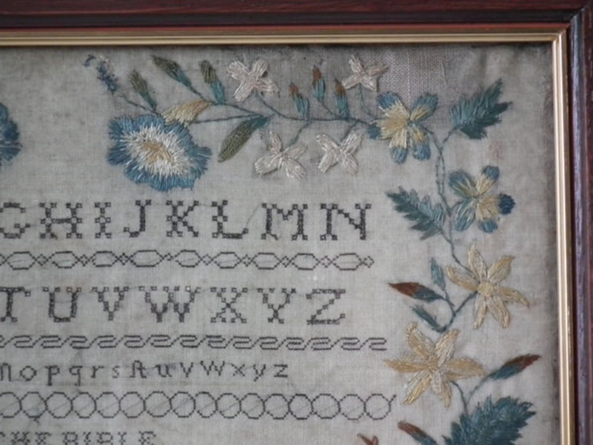 Irish Needlework Sampler dated 1832 by Mary Anne Enright FREE UK DELIVERY - Image 4 of 38