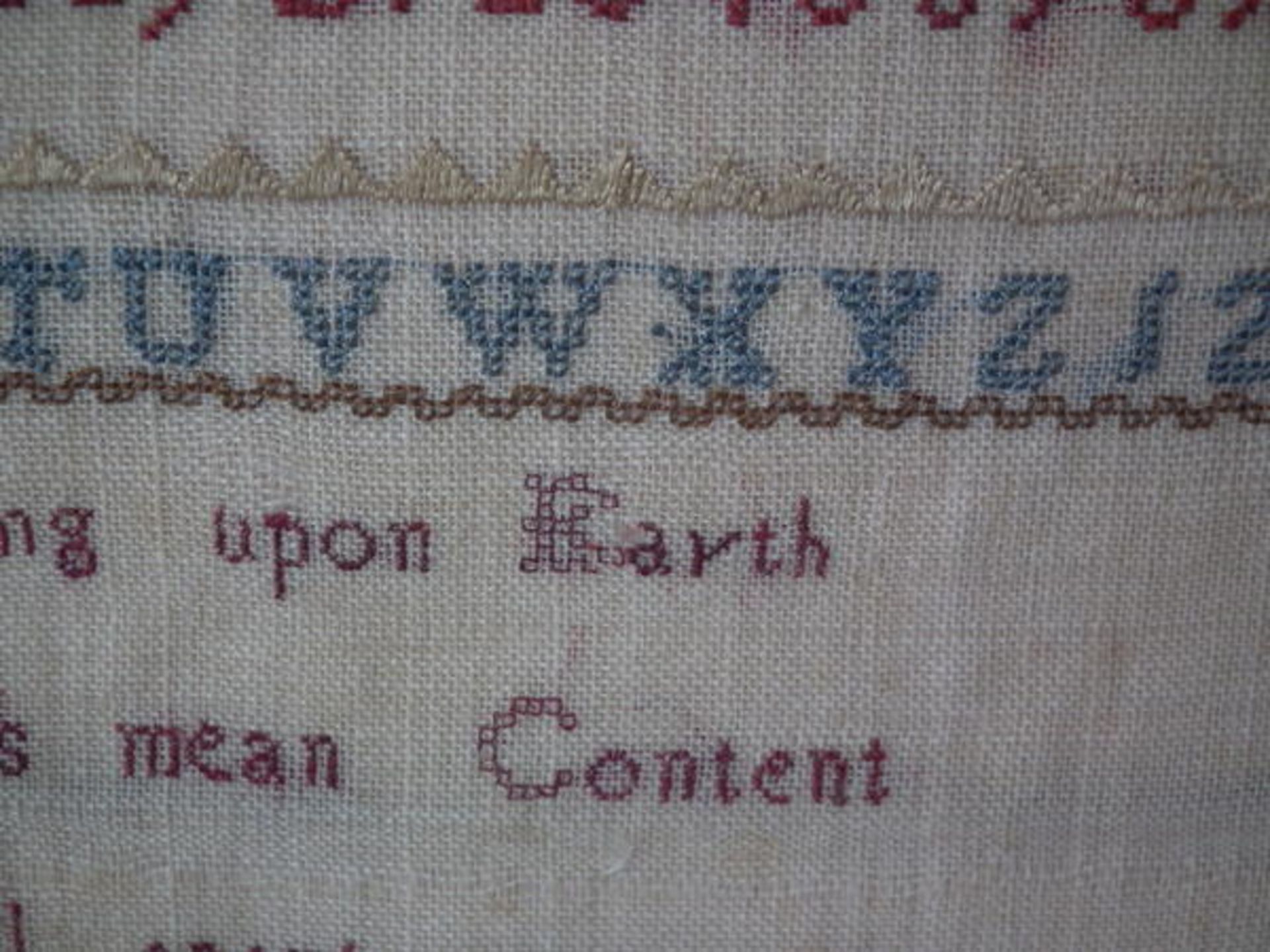 Needlework Verse Sampler dated 1832 by Eliza Kelsey FREE UK DELIVERY - Image 17 of 24