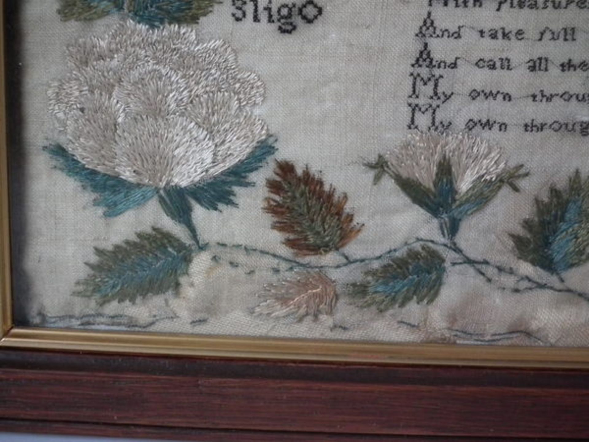 Irish Needlework Sampler dated 1832 by Mary Anne Enright FREE UK DELIVERY - Image 21 of 38