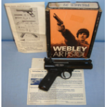 Boxed, 1974 Webley Premier 'E' Series .22 Calibre Air Pistol