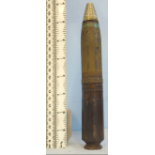 INERT DEACTIVATED. WW2 INERT German 30mm MK108(30x90RB)HEI (High Explosive Incendiary) Cannon Round.