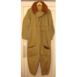 MINT, MUSEUM QUALITY, WW2 1939 British Royal Air Force 1930 Pattern ‘Sidcot’ Flying Suit