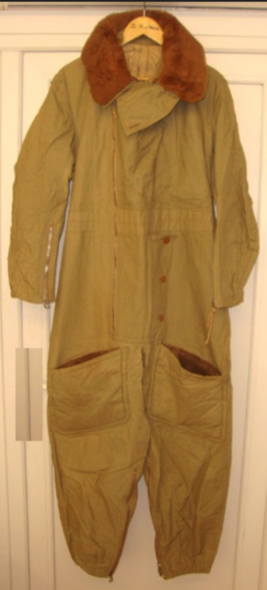MINT, MUSEUM QUALITY, WW2 1939 British Royal Air Force 1930 Pattern ‘Sidcot’ Flying Suit