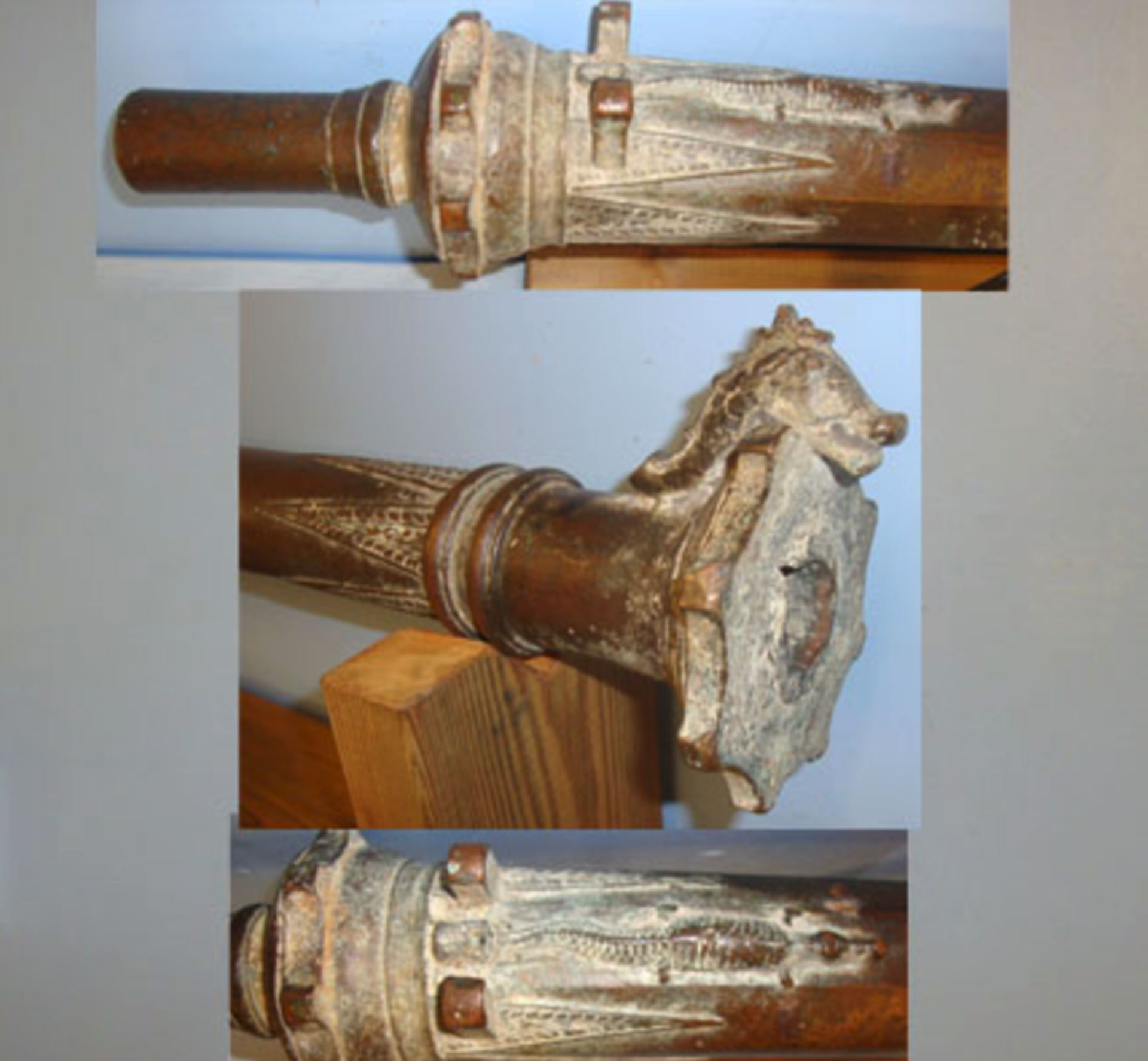LARGE, Original, 19th Century Oriental Cast Bronze Lantaka Merchant Ship Deck Pirate Defence Cannon - Image 3 of 3