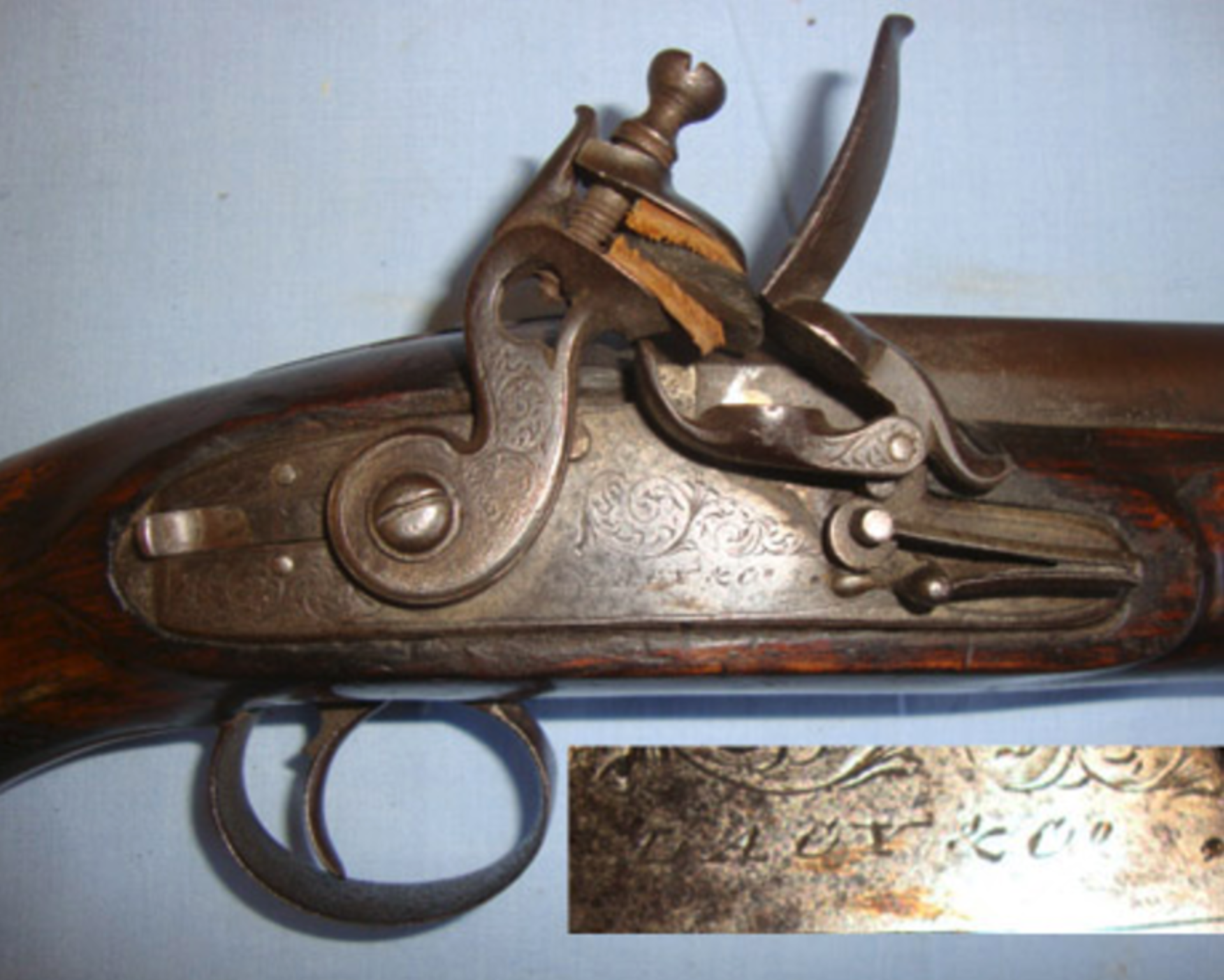 RARE, C1815 .750 Musket Bore, Flintlock Holster Pistol By Lacy & Co London - Image 3 of 3