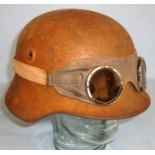 ORIGINAL, WW2 Nazi German Luftwaffe M40 Combat Helmet By ‘Q’ (Quist)