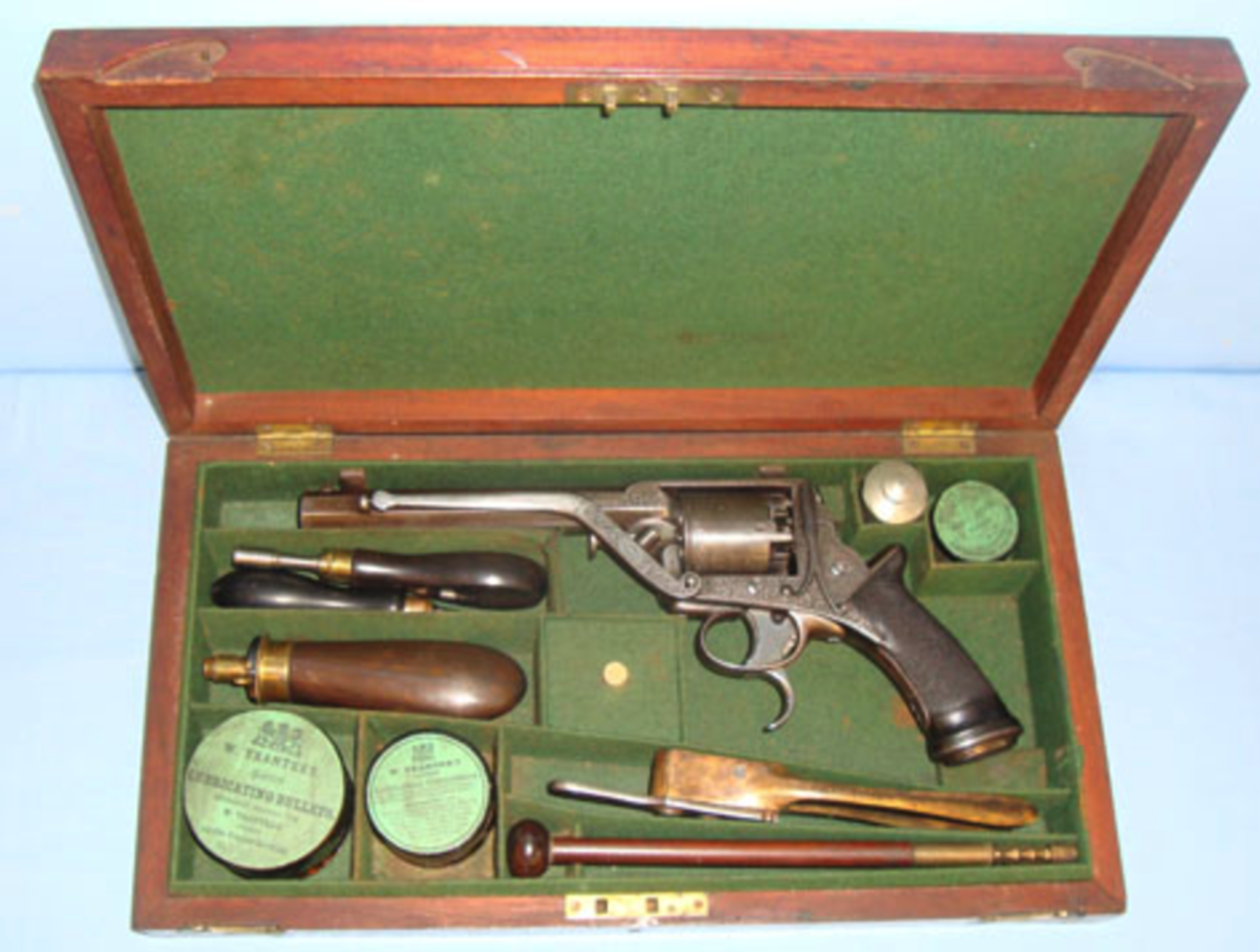 British Victorian Tranter’s Patent Large Frame .54" Bore Five Shot Double Action Percussion Revolver