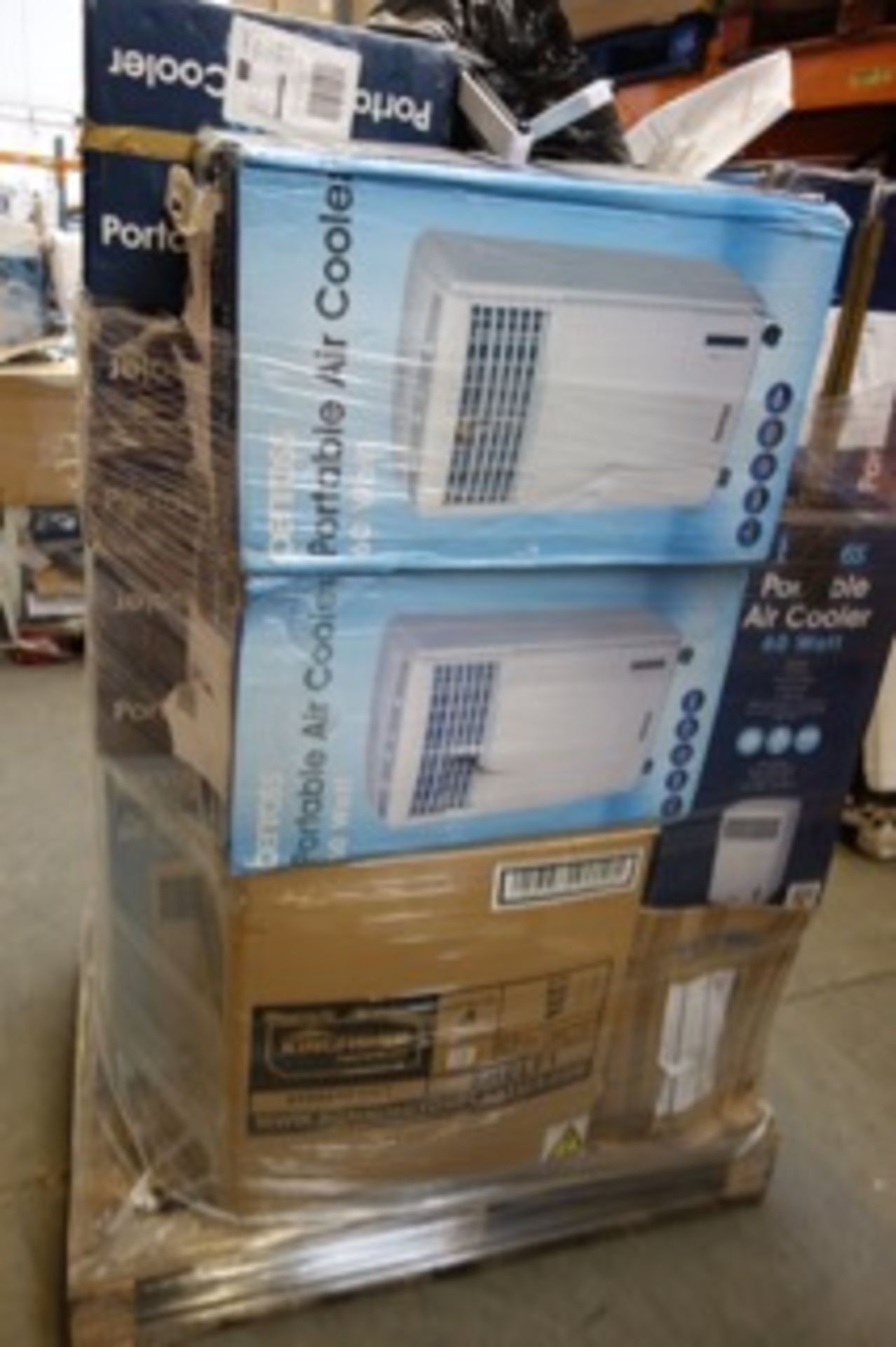 (NR21) PALLET CONTAINING APPROX. 20 x ITEMS INCLUDING: QTY OF PORTABLE AIR COOLERS, STAND FAN ETC. - Image 3 of 4