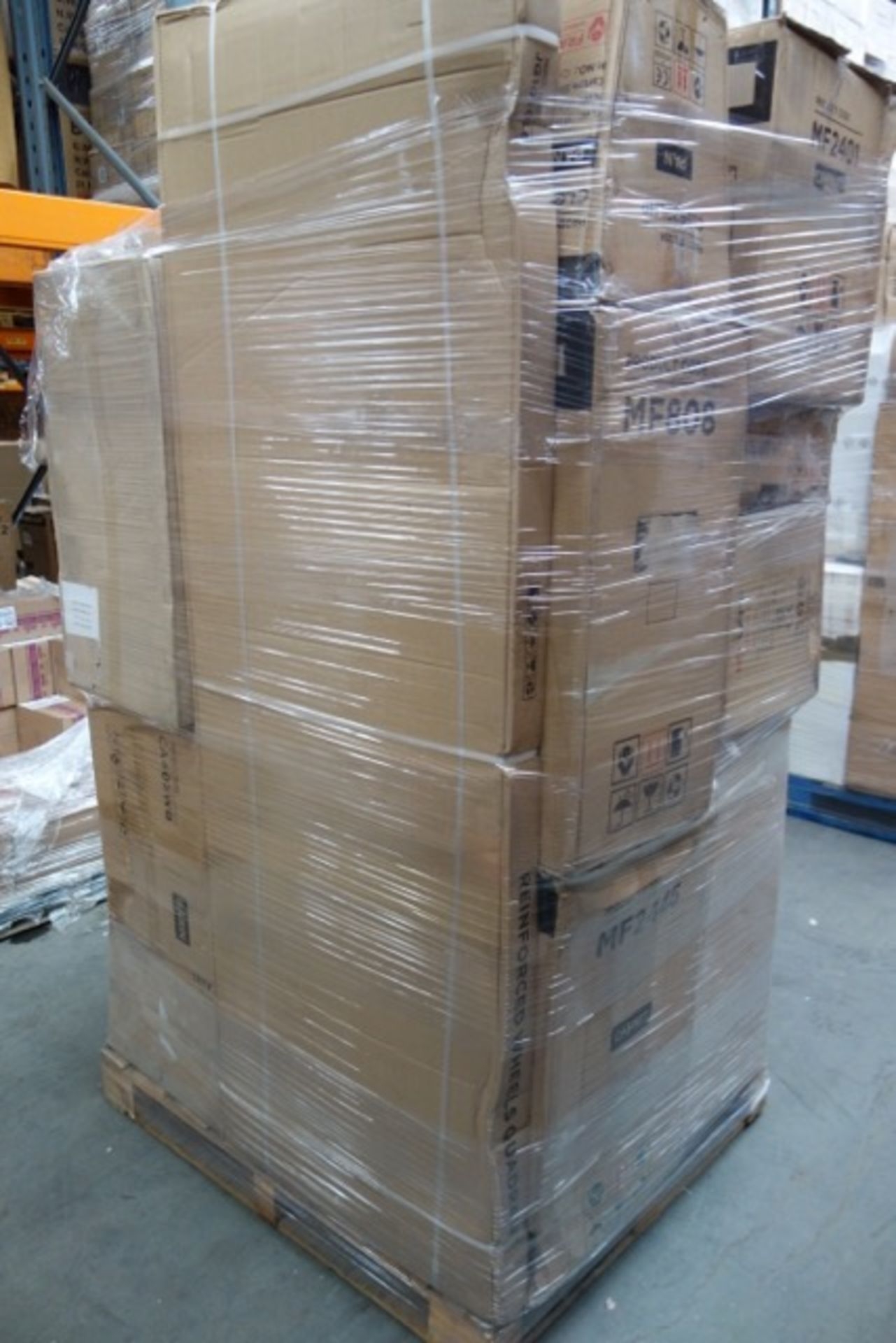 (NR1) PALLET TO CONTAIN 16 x ITEMS OF VARIOUS BATHROOM STOCK TO INCLUDE: BASIN CABINET, BASIN, - Bild 2 aus 3