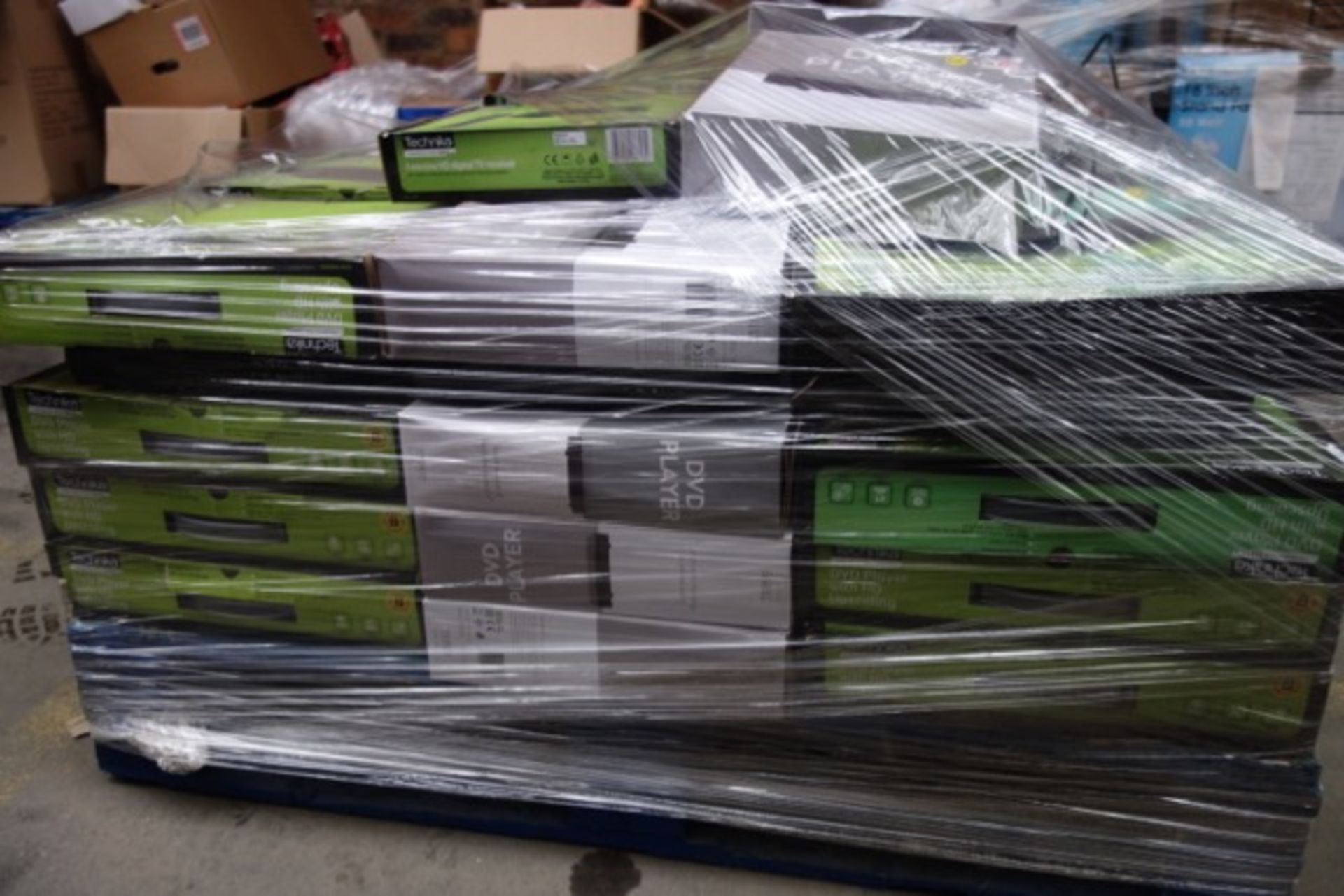 (NR9) PALLET TO CONTAIN APPROX. 60 x TESCO DVD PLAYERS WITH HD UPSCALER, FREEVIEW HD DIGITAL TV - Image 2 of 4