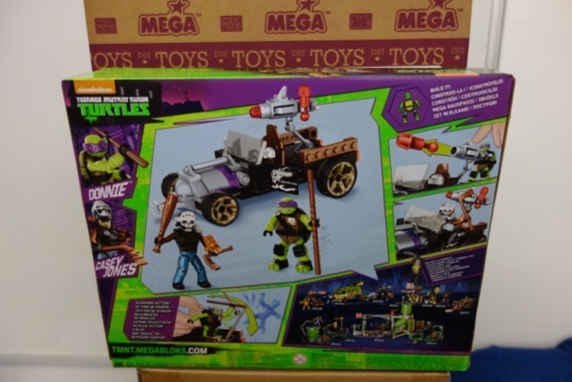 Pallet to contain 60 x Brand New Mega Bloks Teenage Mutant Ninja Turtles Donnie Turtle Racer. 129 - Bild 2 aus 2