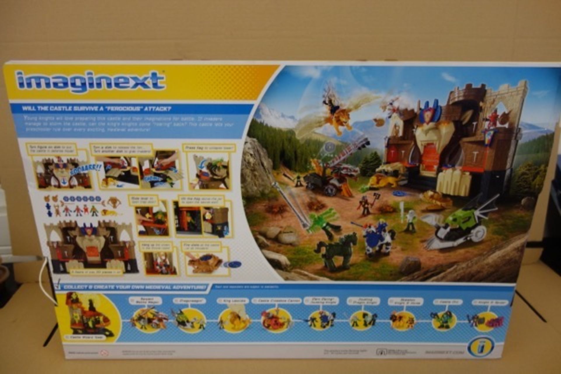 Pallet to contain 40 x Brand New Fisher Price Imaginext Large Lion's Den Castle Play Set. RRP £59. - Image 2 of 3