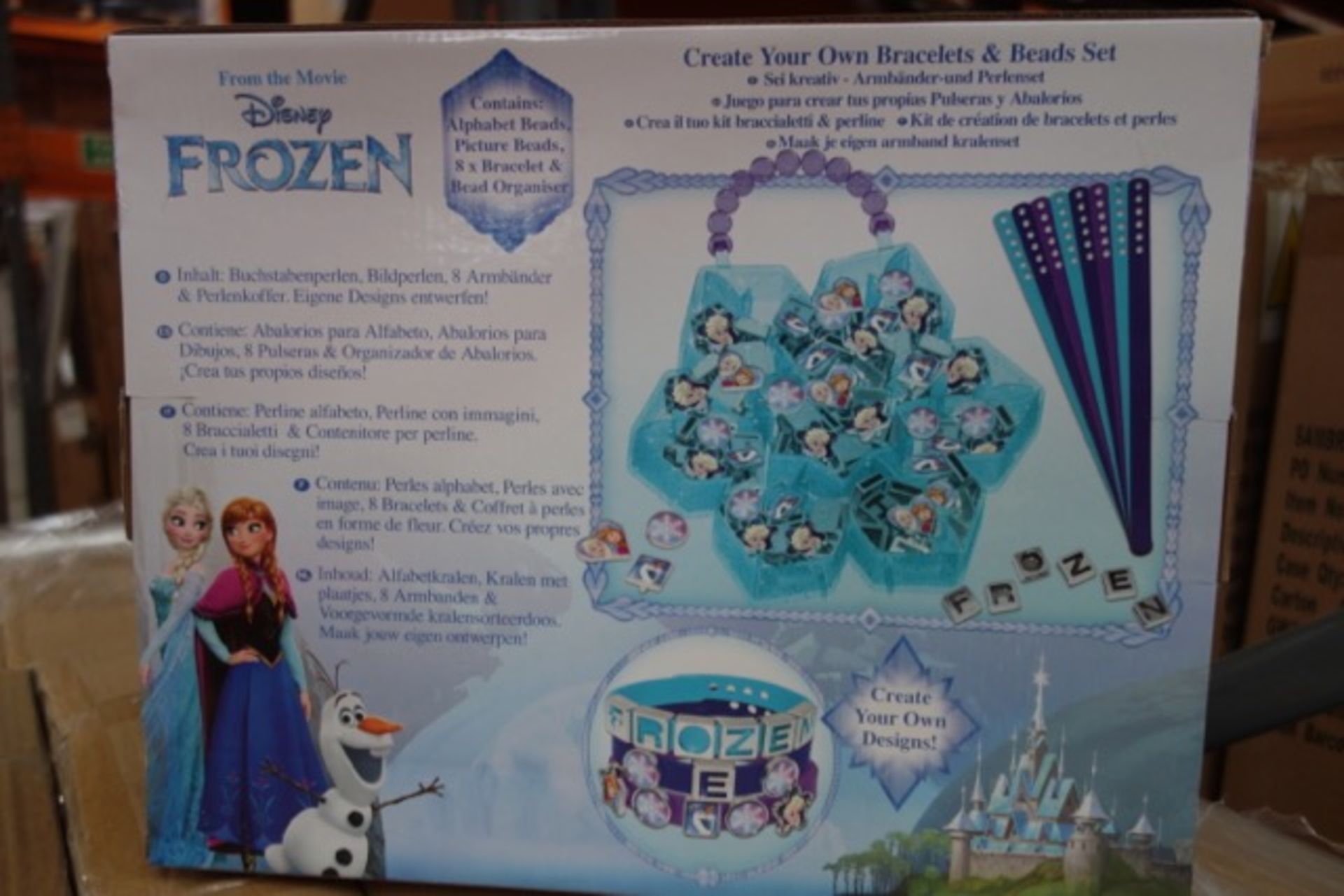 18 x Disney Frozen Create Your Own Bracelets & Beads Large Play Set's. Brand new stock from a - Image 2 of 2
