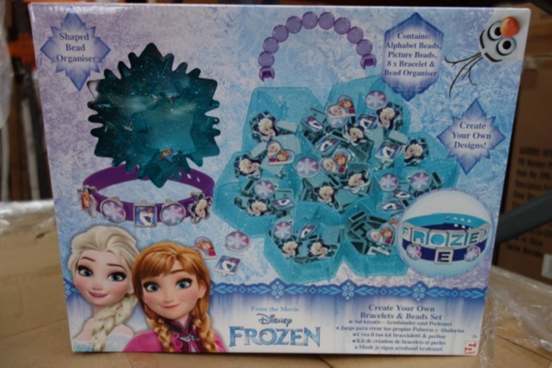 18 x Disney Frozen Create Your Own Bracelets & Beads Large Play Set's. Brand new stock from a