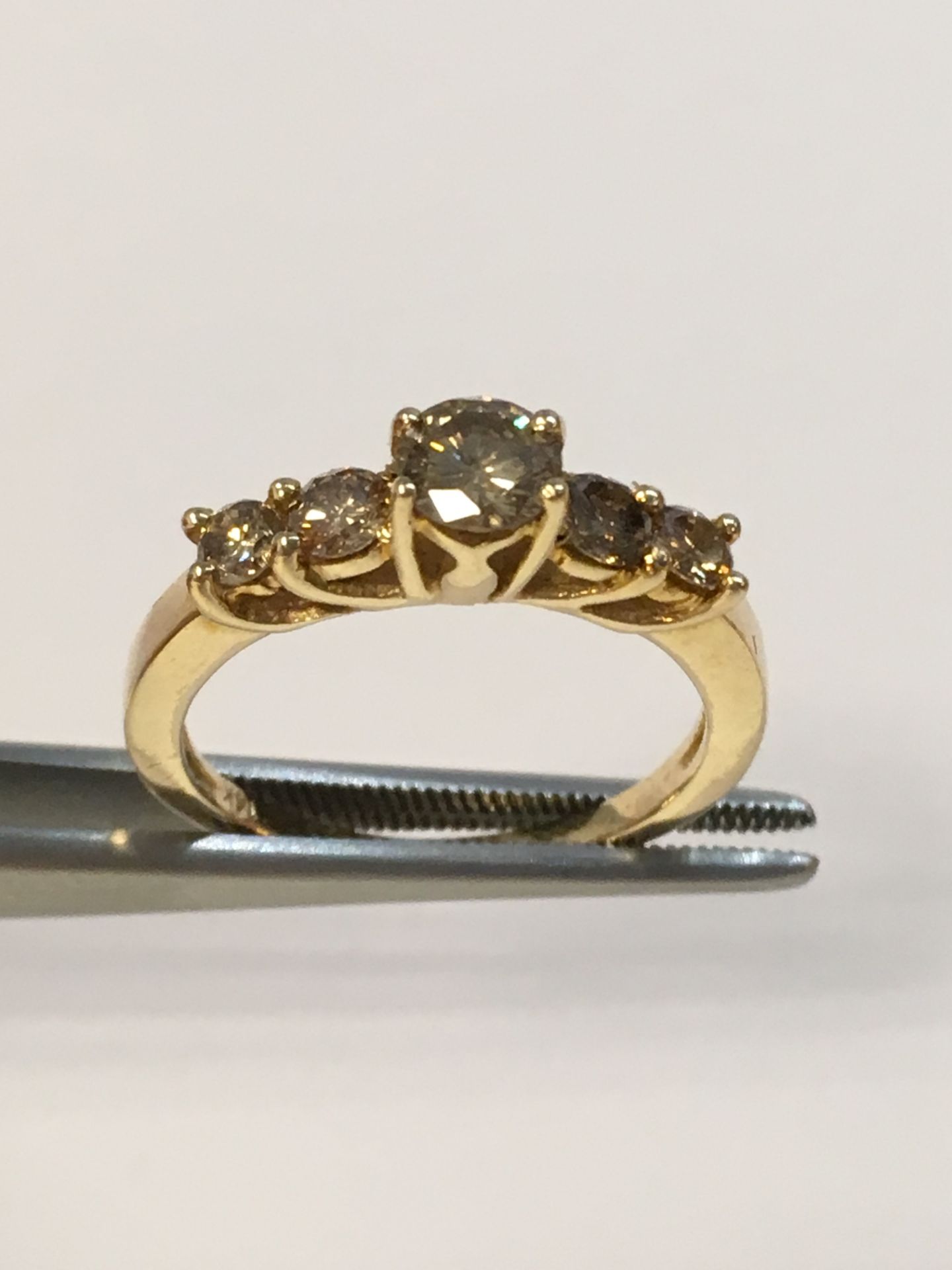 14K Yellow Gold Diamond Ring - Image 2 of 3