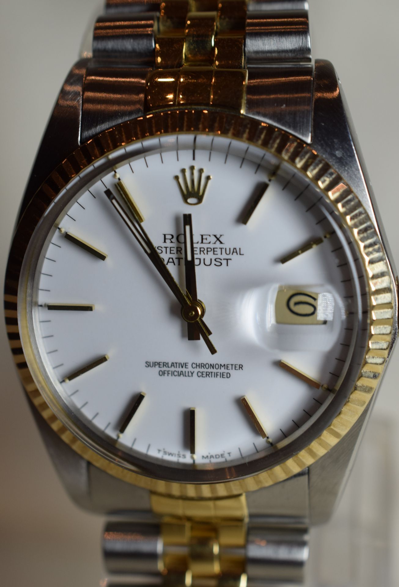 Rolex Oyster Perpetual Datejust 18ct Gold And Stainless Steel Chronometer ***reserve lowered*** - Image 5 of 9