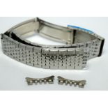 Omega Beads Of Rice Stainless Steel Bracelet New