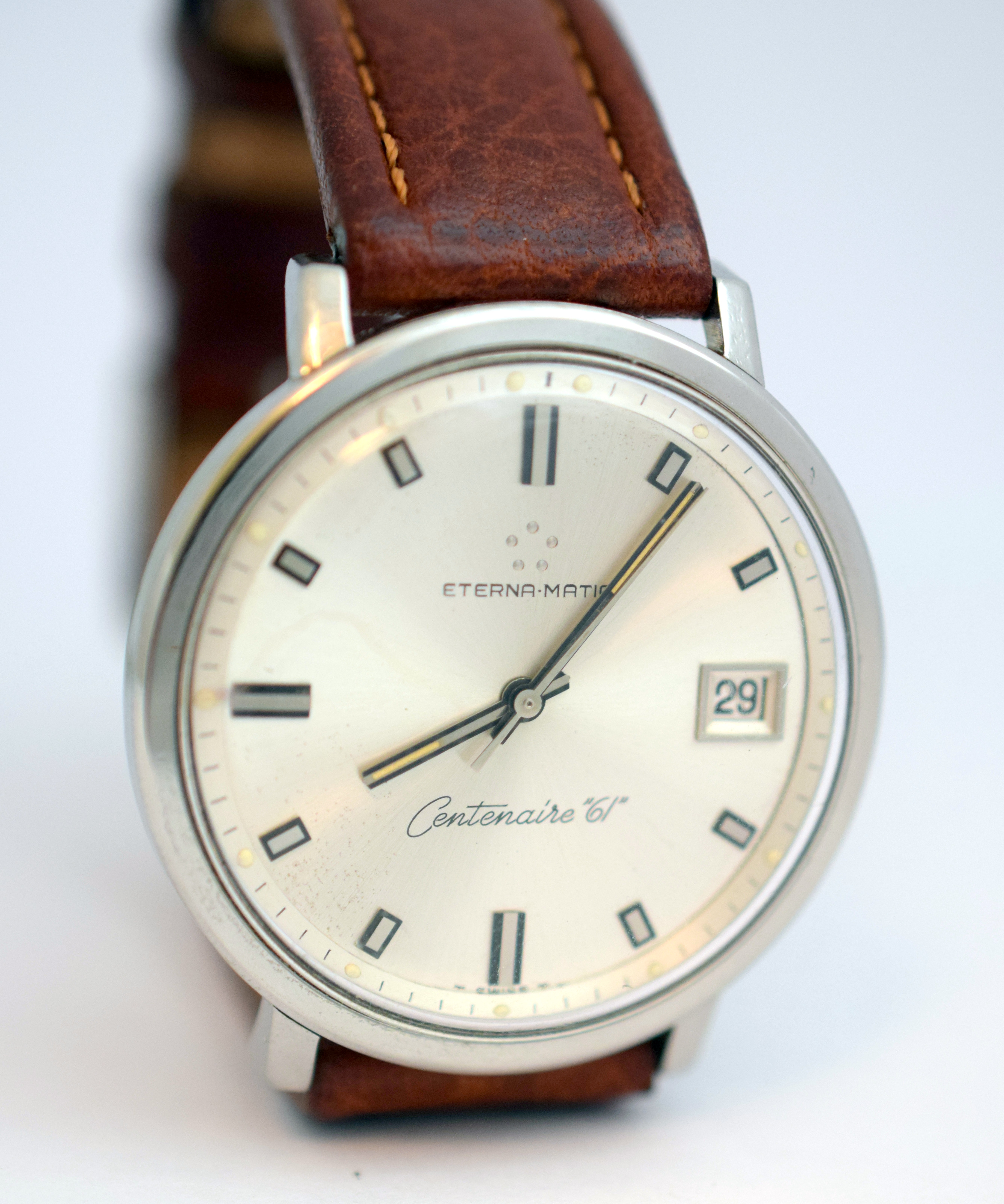 Eterna-Matic Centenaire 61 Gentleman's Automatic Wristwatch - Bild 7 aus 7